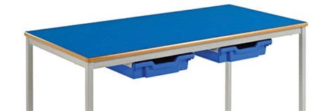 Classroom Tables With Trays Furniture At Work®