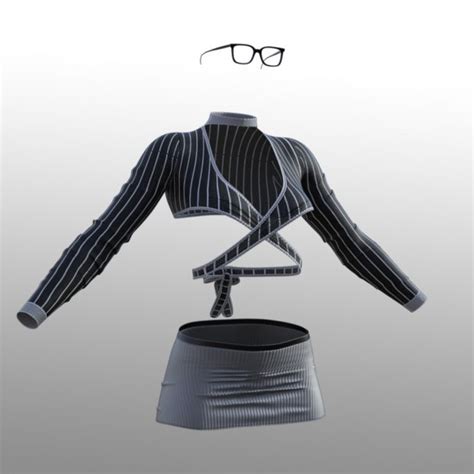 Hot Secretary Outfit G F G F D Models For Daz Studio And Poser