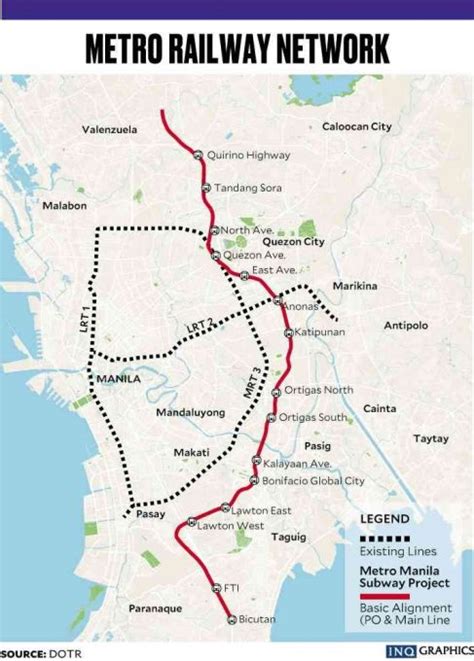 Manila Metro Map