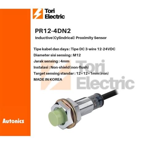 Jual Autonics Inductive Cylindrical Proximity Sensor Pr Dn