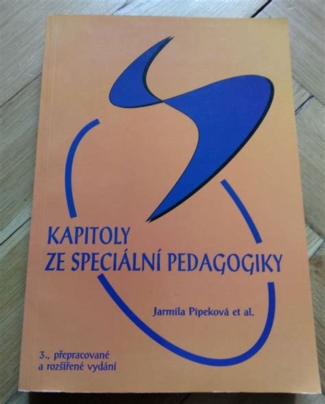 Kniha Kapitoly Ze Speci Ln Pedagogiky Trh Knih Online Antikvari T