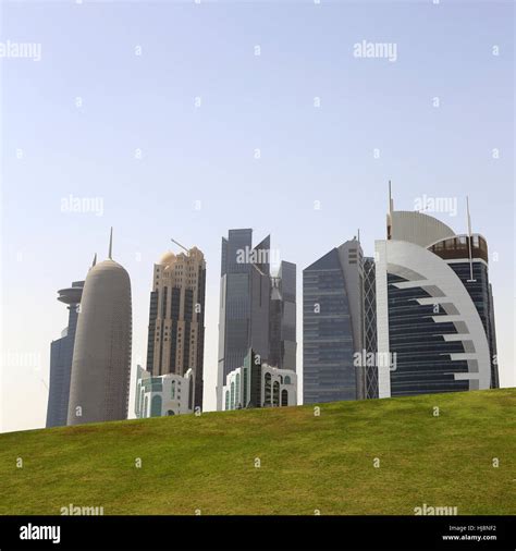 City skyline, Doha, Qatar Stock Photo - Alamy