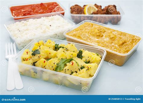 Takeaway Indian Food Stock Photos - Image: 25485813