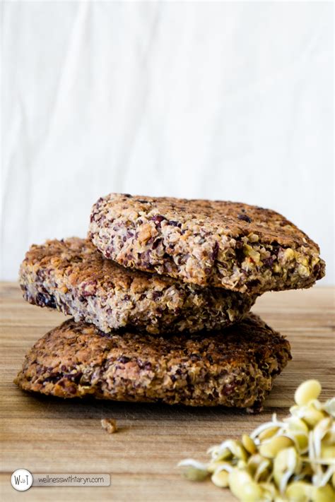 Quinoa and Kidney Bean Burger Patties - Wellness with Taryn