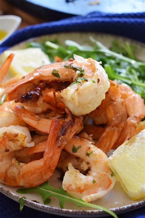 Zesty Lemon Sauteed Shrimp (Cooked in a Skillet) - Julia's Cuisine