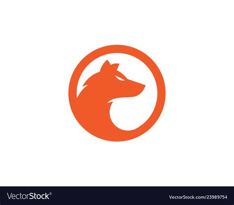 Fox Icon Royalty Free Vector Image Vectorstock