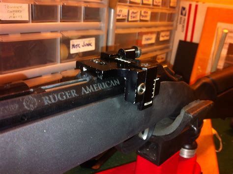 Peep sights for my Ruger American 22lr | Graybeard Outdoors