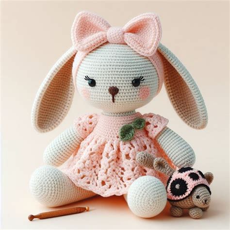 Crochet Bunny In Dress Amigurumi Free Idea The Crafts