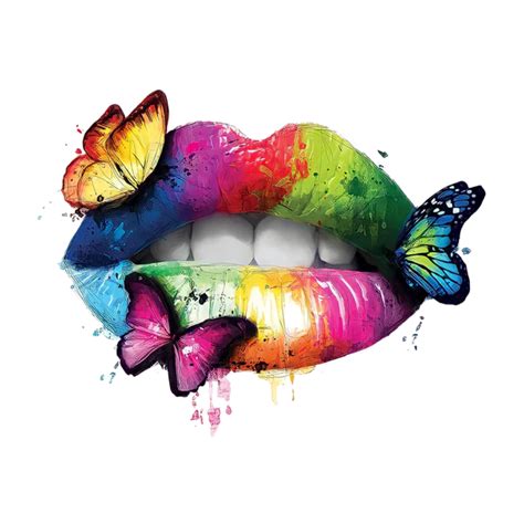 Butterfly Lips Dtf Transfers Printing Supplies Perfecpresshtv