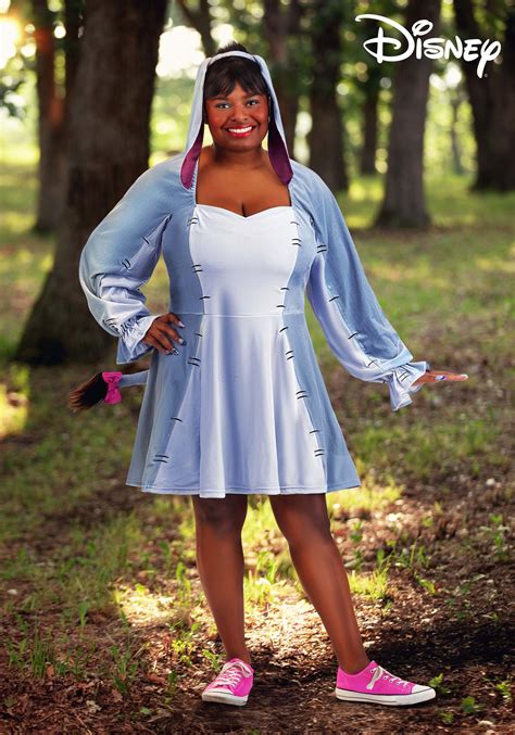 Women's Plus Size Disney Eeyore Costume Dress | Disney Costumes