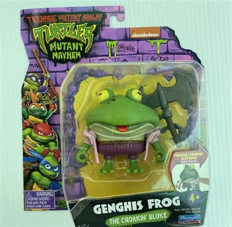 Teenage Mutant Ninja Turtles Mutant Mayhem Basic Figure Genghis Frog New This Nation