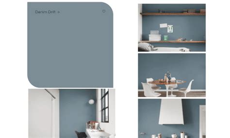 What Colours Go With Denim Drift Dulux Sleek Chic Interiors