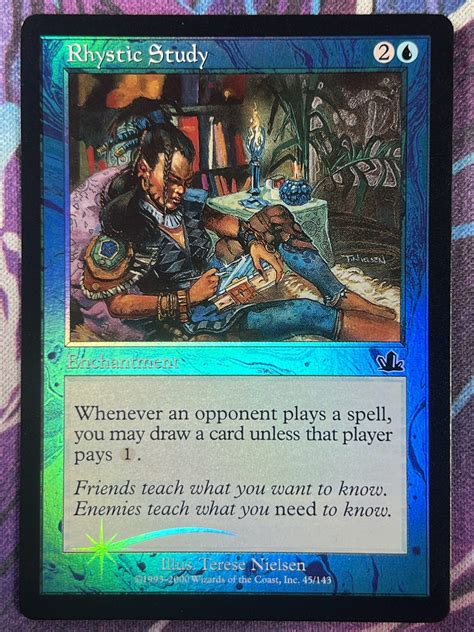 Rhystic Study PCY Foil – Bootleg Mage