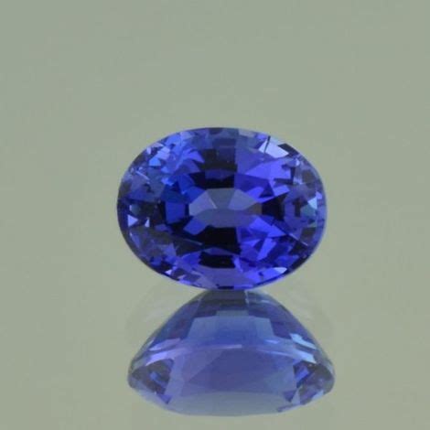 Tansanit Ct Oval Facettiert Intensives Blau Carat Online At