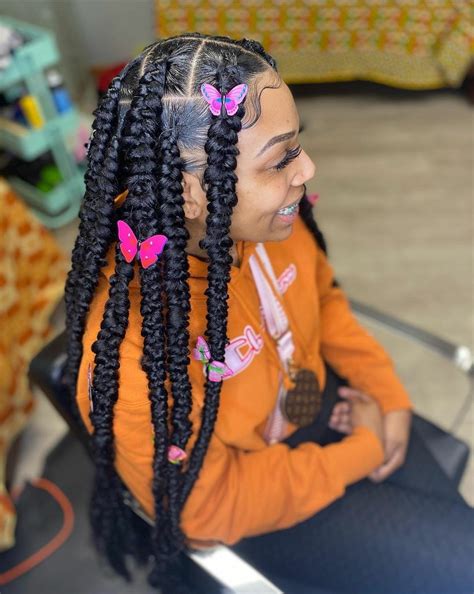 39 Knotless Braids With Passion Twist Hair Leilaewelina