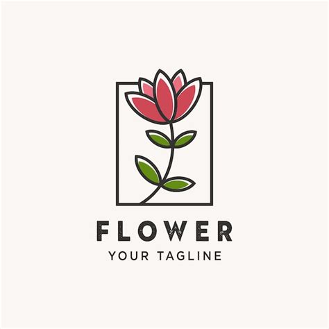 Premium Vector Flower Logo