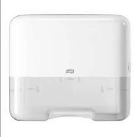 Plastic White Tork Singlefold Mini Hand Towel Dispenser Dimension Size