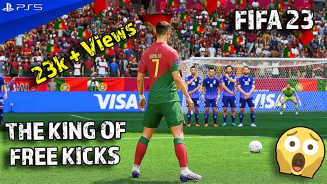 Ronaldo Free Kick Compilation FIFA 23 PS5 YouTube