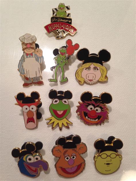 10 Disney Muppet Ears Pins Disney Pins Trading Disney Pins Sets