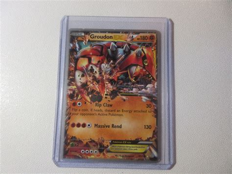 Groudon Ex Primal Clash World Championships Pokemon Card Lp Values Mavin