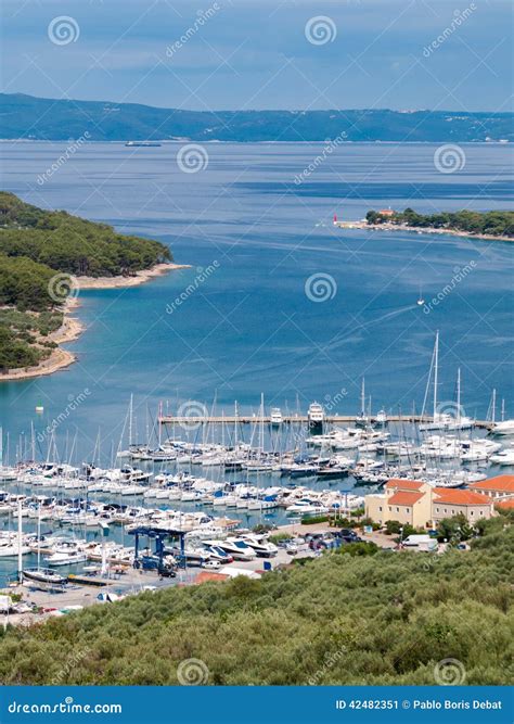 Marina Port At Cres Stock Image Image Of Gulf Croatia 42482351