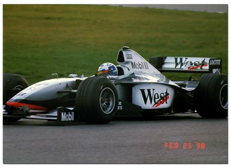 David Coulthard Mclaren Mercedes Mp413 F1 British Gp Tes Flickr