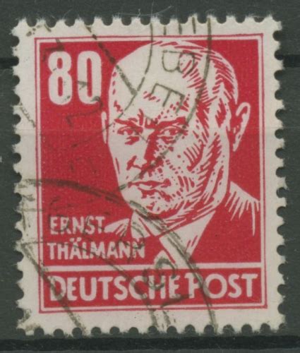 DDR 1952 53 Persönlichkeiten Köpfe II Wasserzeichen XI 340 v XI