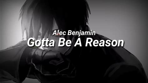 Alec Benjamin Gotta Be A Reason Lyrics Sub Espa Ol Youtube