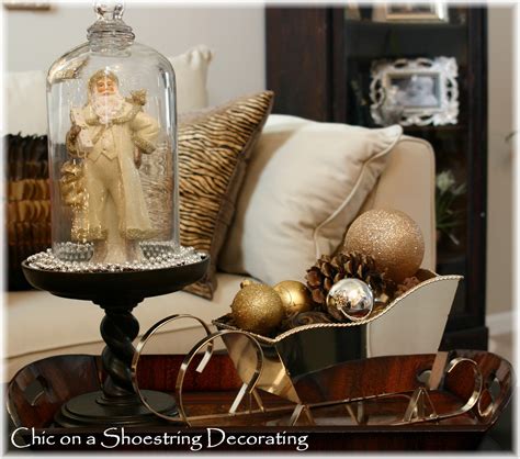 Chic On A Shoestring Decorating Christmas Cloches