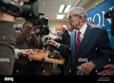 Republican Presidential Nominee Candidate Ron Paul Surrounded By