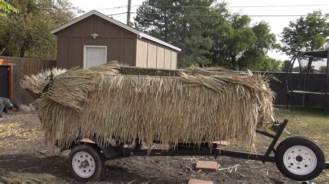 Duck Boat Build Building The Blind Simple Duck Boat Blind Youtube