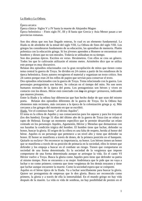 Pdf Cultura Clasica Iliada Y Odisea Dokumen Tips