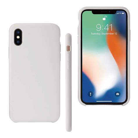 Housse De Protection Pour Iphone Xs Max Blanc Gonser Ch Magasin En