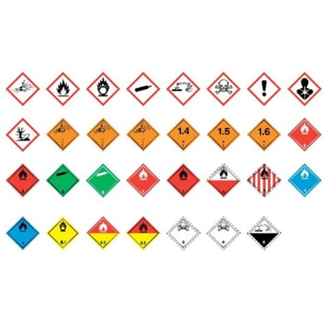 Ms10407 Adr Znaki Za Transport Nevarnih Snovi Traffic Signs Assitant