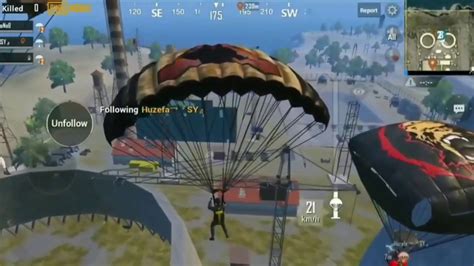 Pubg Mobile Best Landing Watch Till End😁 Youtube