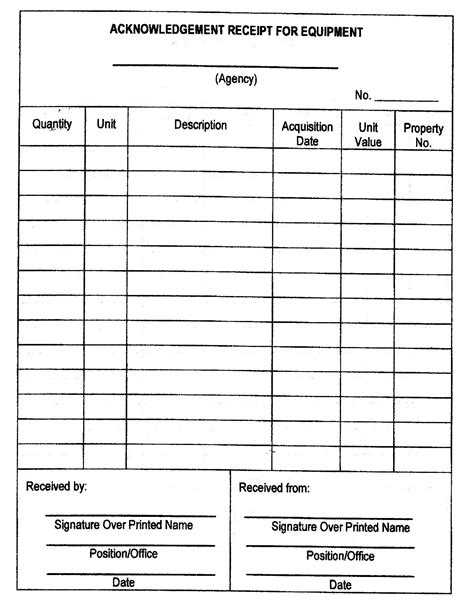 Acknowledgement Of Receipt Of Handbook Form Template Cheap Receipt Forms