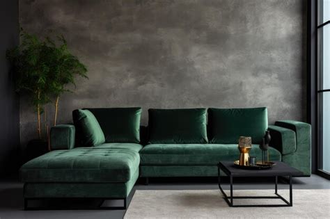 Blanca Emerald Green Velvet Sofa Baci Living Room