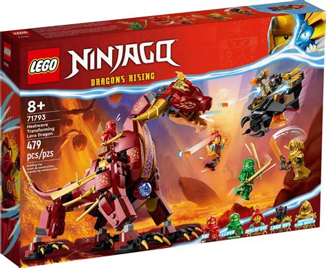 Lego Le Dragon De Lave Transformable De Heatwave Set Lego