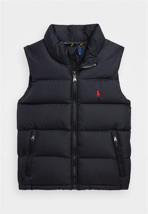 Polo Ralph Lauren El Cap Vest Outerwear Vest Veste Sans Manches Black Noir Zalando Fr