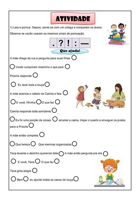 Atividade Sobre Sinais De Pontua O Ano Sololearn