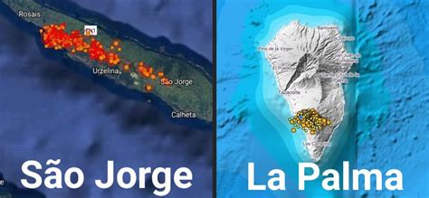 Meteo Trás os Montes Portugal on Twitter São Jorge e La Palma As