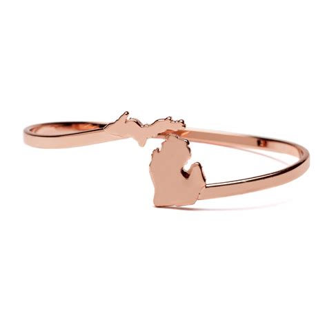 State of Michigan Bracelet - Copper Plated – Stone Armory