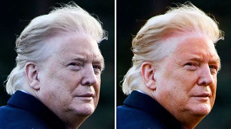 Trump's 'Orange Face' Photo Appears Edited to Show Stark Contrast