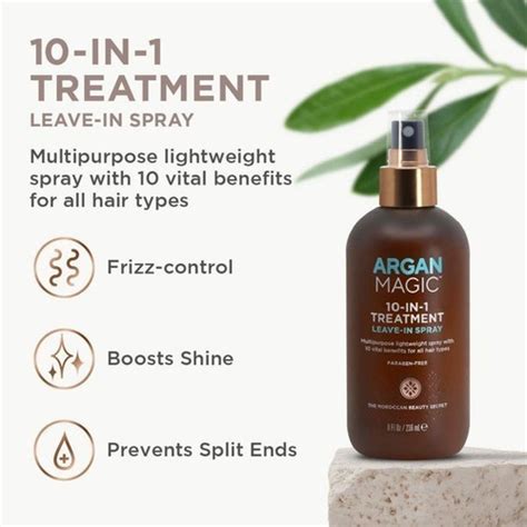 Argan Magic Importado Usa Leave In Spray 10 In 1 Treatment Mercadolivre