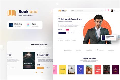 Bookland Book Store Ecommerce Ui Peterdraw Studio