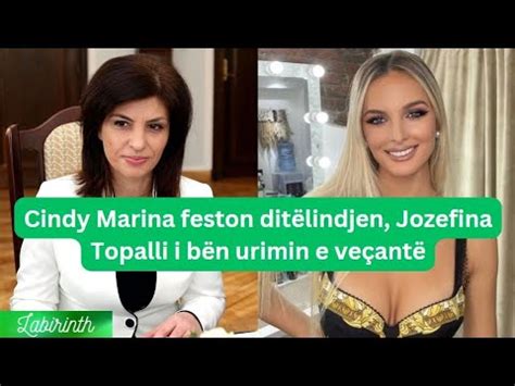 Cindy Marina feston ditëlindjen Jozefina Topalli i bën urimin e