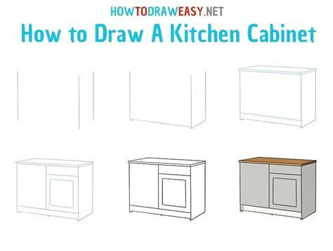 How To Draw Cabinets