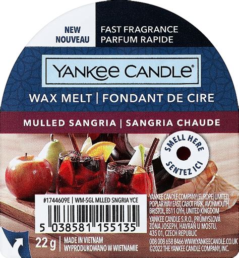 Yankee Candle Mulled Sangria Wax Melts Cera Arom Tica Makeup Es