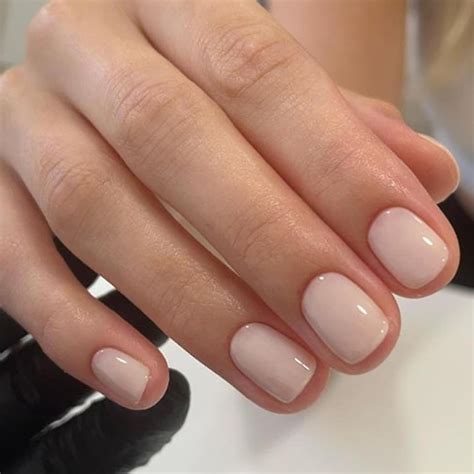 Amazon Square Press On Nails Short Nude Fake Nails Artificial Acrylic False Nails Stick On