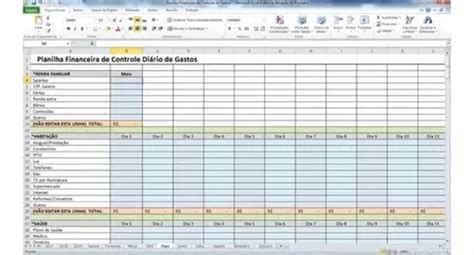 Planilha Excel Avan Adas Planilhas Editav Is Venda Em S O Paulo